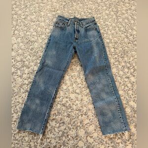 Levi's Straight Blue Jeans